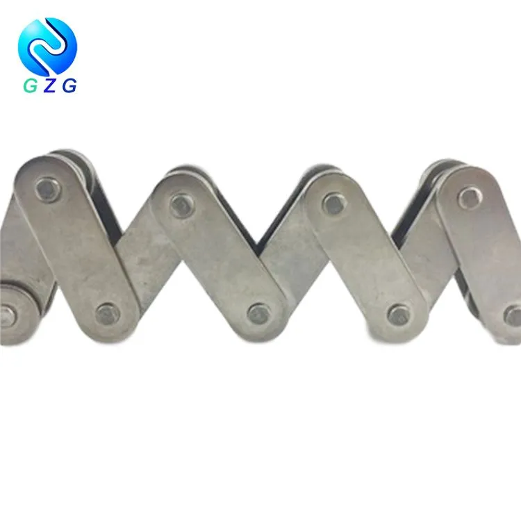 Двухшаговая конвейерная цепь с прямыми боковыми пластинами серии A