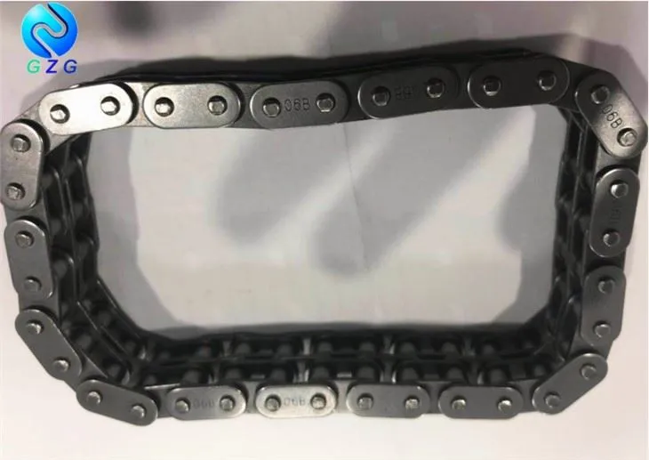 Прямые боковые пластины Роликовая цепь Конвейерная цепь из углеродистой стали